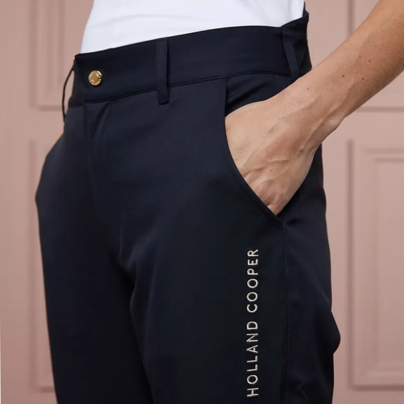 Holland Cooper Riding Shell Ladies Waterproof Pants - Ink Navy-3