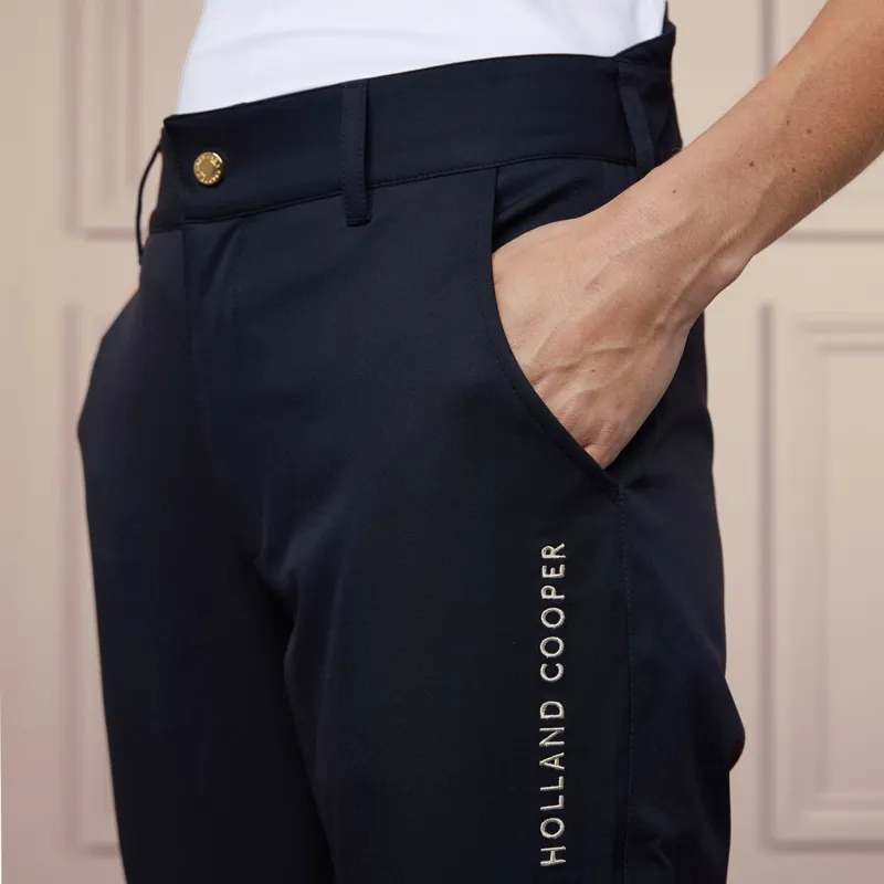 Holland Cooper Riding Shell Ladies Waterproof Pants - Ink Navy-5