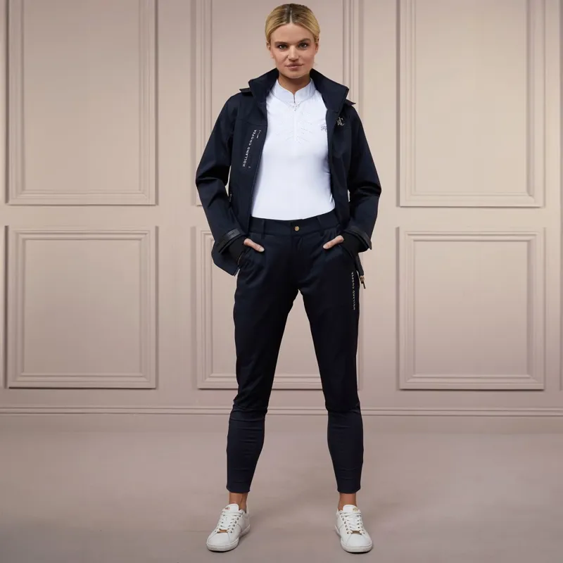 Holland Cooper Riding Shell Ladies Waterproof Pants - Ink Navy-6