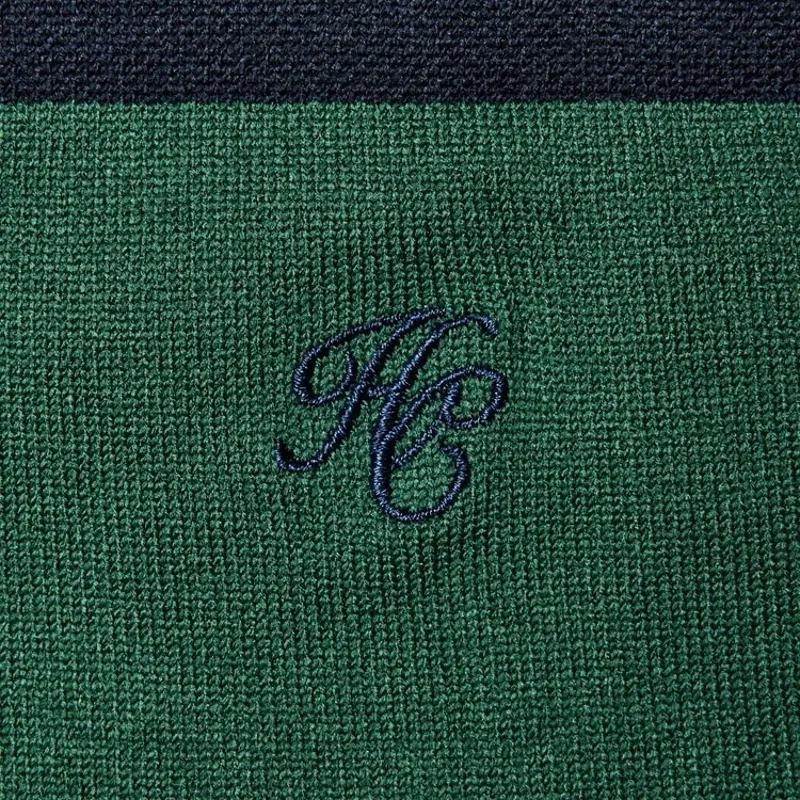 Holland Cooper Womens Tall Riding Socks - Racing Green/Navy-2
