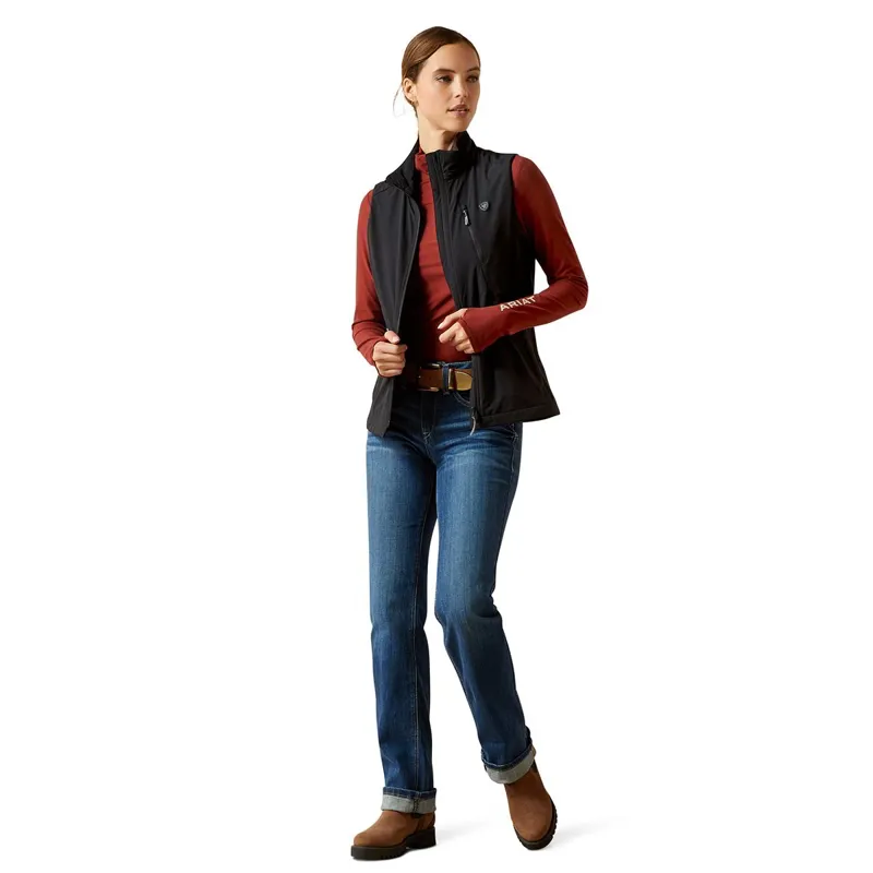 Ariat Rion StretchShell Womens Insulated Vest - Black-3