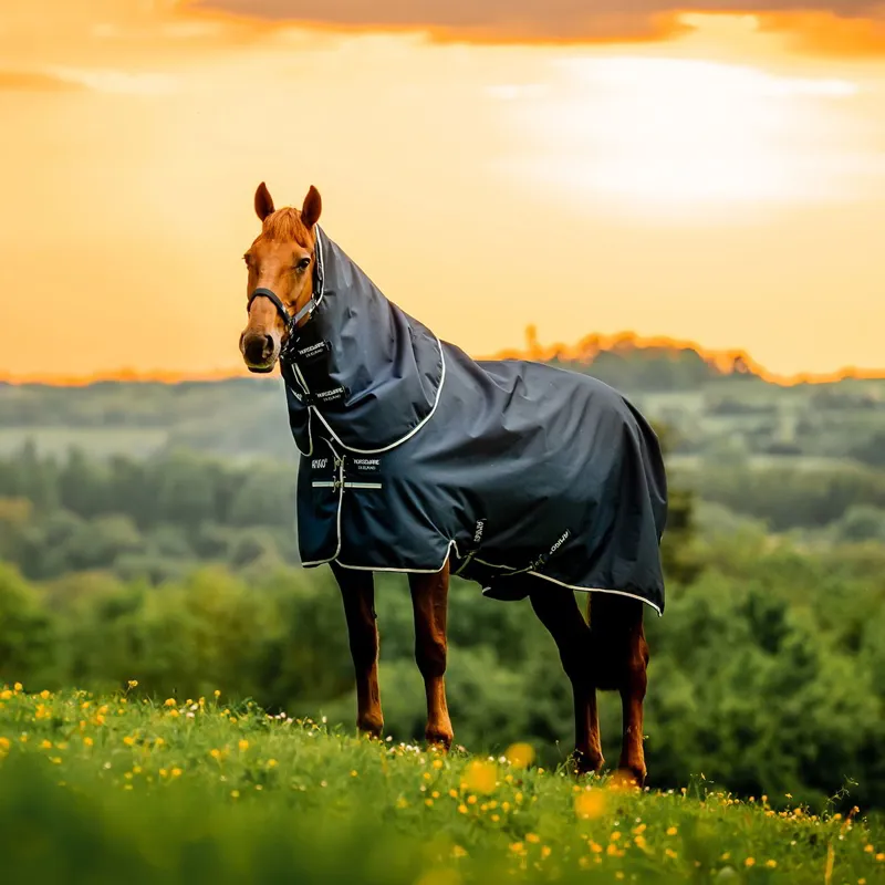 Amigo Pony Ripstop 900D Plus 0g Turnout Blanket - Witney Navy-1