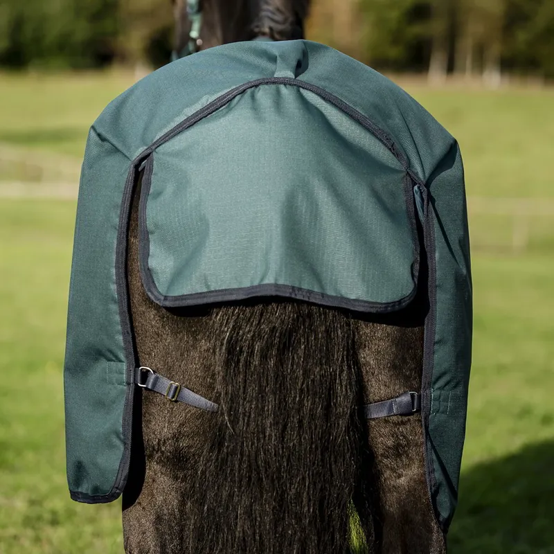 Amigo Ripstop 900D 0g Turnout Blanket - Dynasty Green/Navy-1