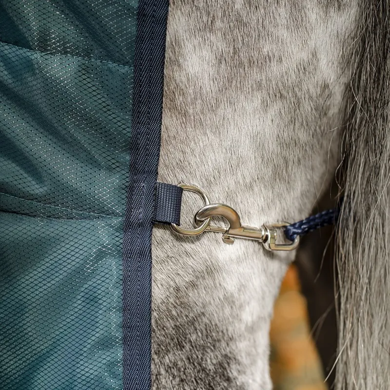 Amigo Ripstop Insulator 200g Stable Blanket - Dynasty Green/Navy/Silver-3