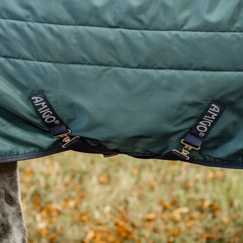 Amigo Ripstop Insulator 200g Stable Blanket - Dynasty Green/Navy/Silver-2