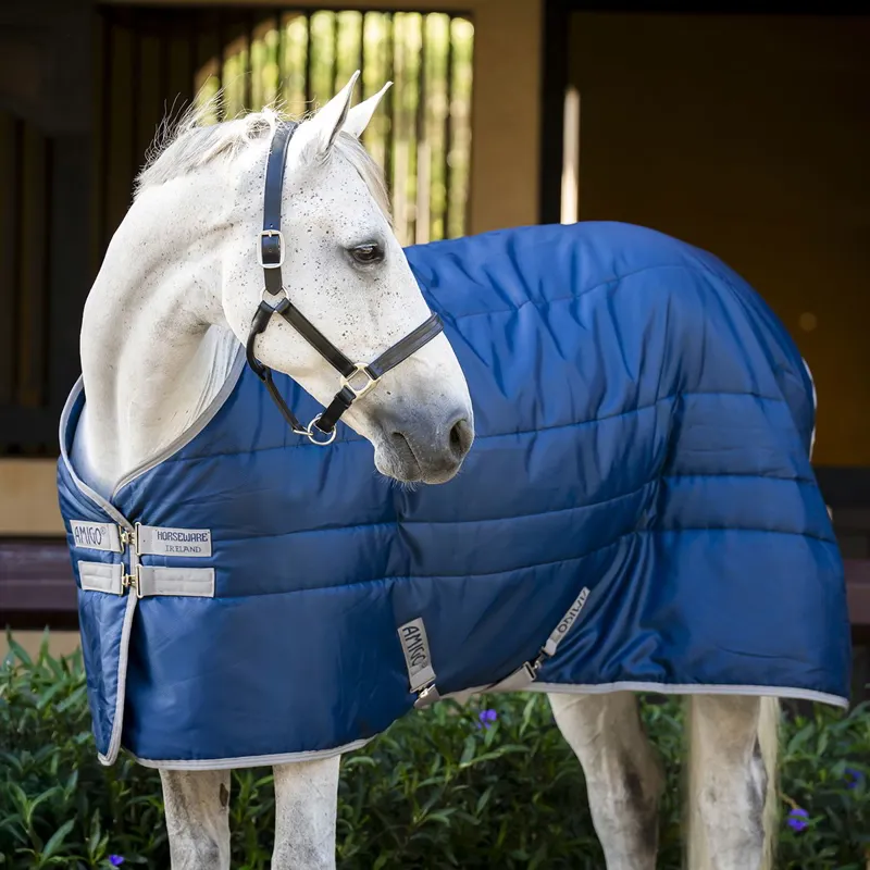 Amigo Ripstop Insulator 200g Stable Blanket - Navy/Titanium Grey-1