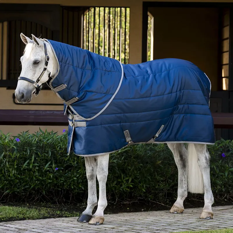 Amigo Ripstop Insulator Plus 550g Stable Blanket - Navy/Titanium Grey-1