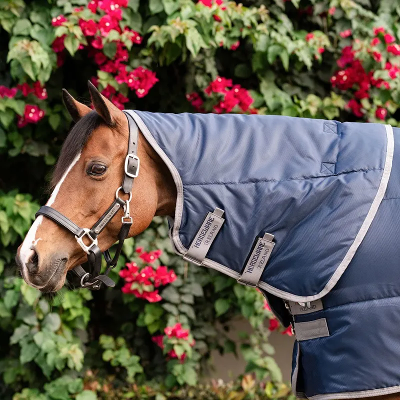 Amigo Ripstop Insulator Plus Pony 200g Stable Blanket - Navy/Titanium-1