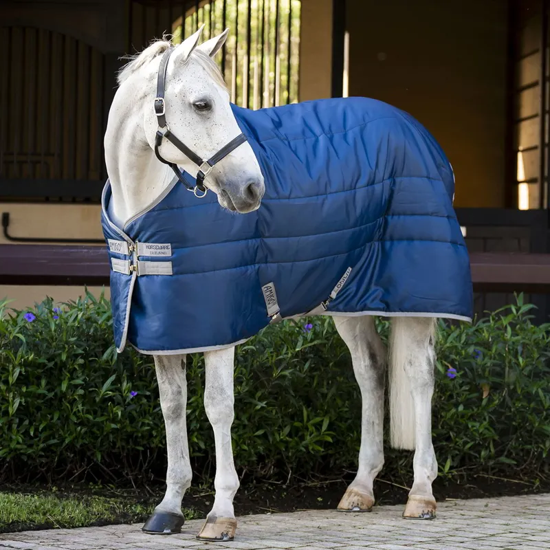 Amigo Ripstop Insulator 350g Stable Blanket - Navy/Titanium Grey-2