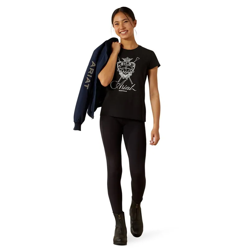 Ariat Ritzy Girls Short Sleeve Tee - Black-3