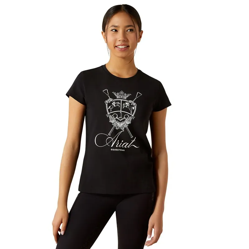 Ariat Ritzy Girls Short Sleeve Tee - Black
