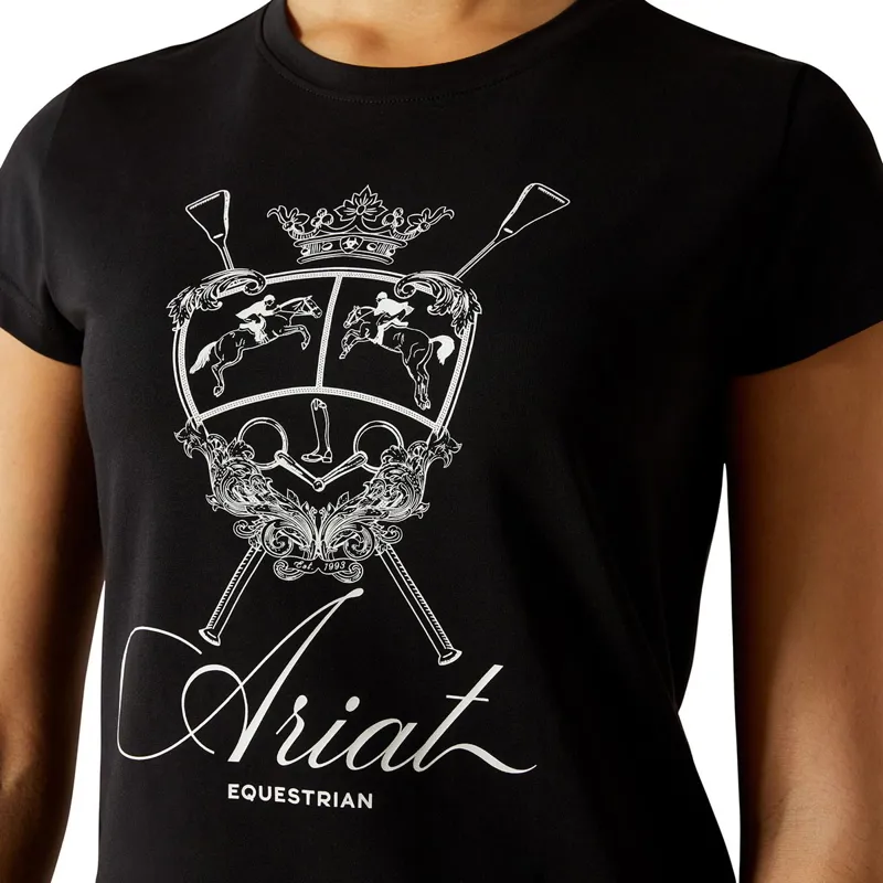 Ariat Ritzy Girls Short Sleeve Tee - Black-2