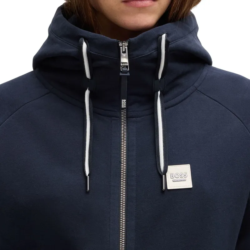 BOSS Equestrian Riva Womens Full Zip Hoodie - Sky Captain-2