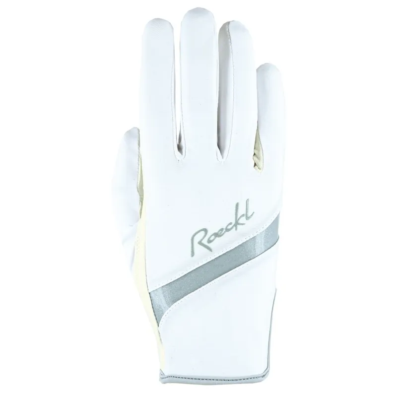 Roeckl Lorraine Adults Riding Gloves - White