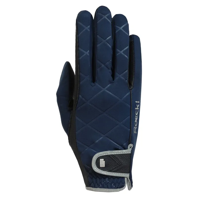 Roeckl Julia Adults Winter Riding Gloves - Nightblue-1