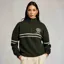 Holland Cooper Roan Women's Quarter Zip Sweatshirt - Spruce Green