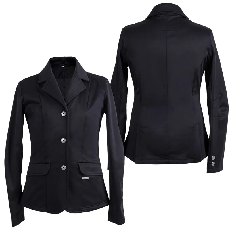 QHP Robin Junior Unisex Show Jacket-Black