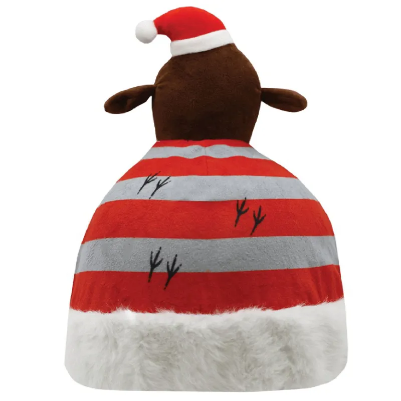 Equetech Christmas Helmet Cover - Robin-1