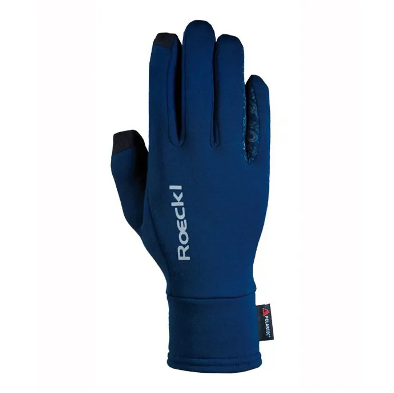 Roeckl Weldon Polartec Adult Riding Gloves - Marine