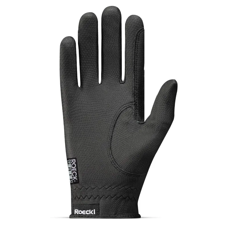 Roeckl Chester Roeck-Grip Adult Riding Gloves - Black-1