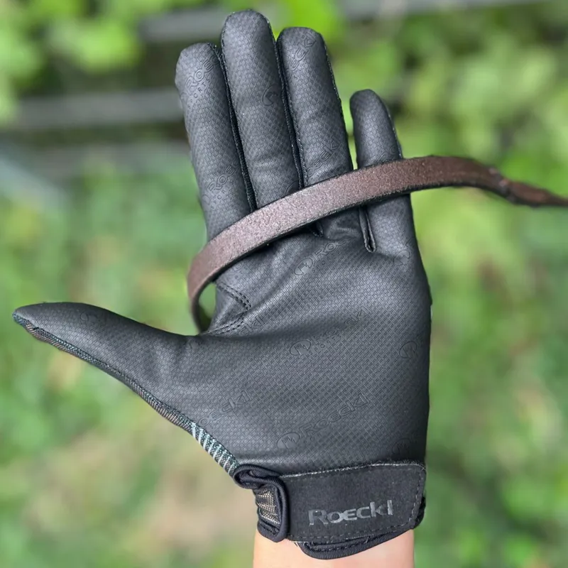 Roeckl Laila Women's Summer Riding Gloves - Black-4