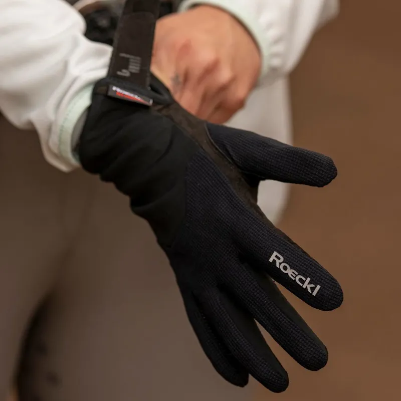 Roeckl Margalita Waterproof Adult Riding Gloves - Black-3