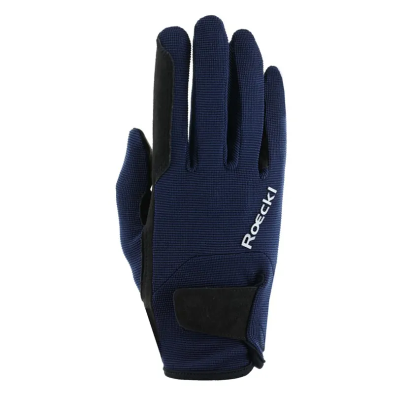 Roeckl Meura Winter Riding Gloves - Dress Blue