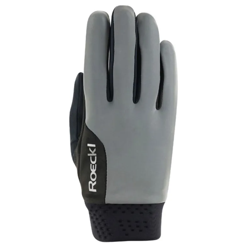 Roeckl Wolfach Riding Gloves - Silver Reflect