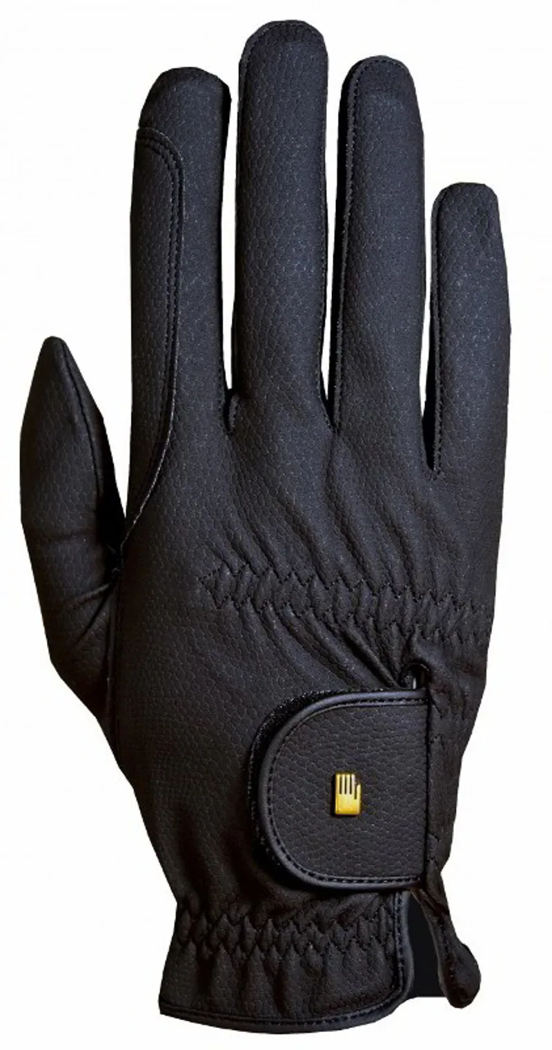 Roeckl Chester Roeck-Grip Child's Riding Gloves - Black-1