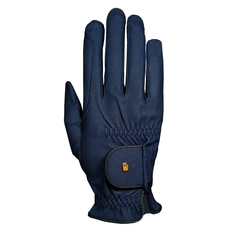 Roeckl Chester Roeck-Grip Kids Riding Gloves - Navy-1