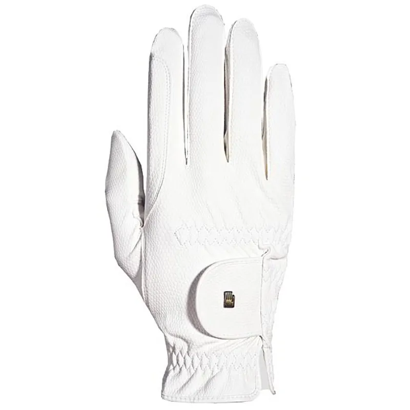 Roeckl Chester Roeck-Grip Adult Riding Gloves - White