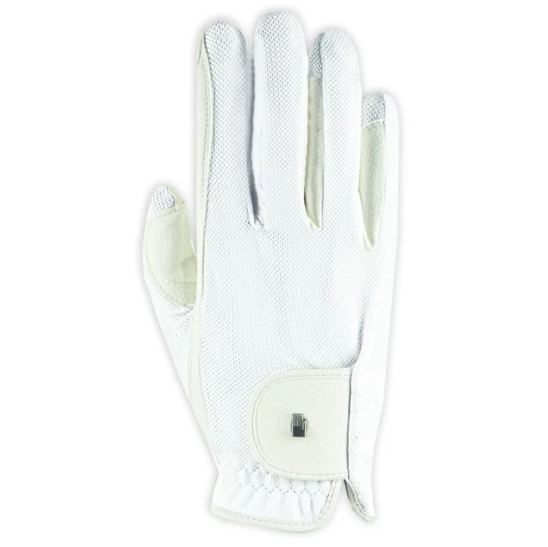 Roeckl Roeck-Grip Lite Adult Riding Gloves - White