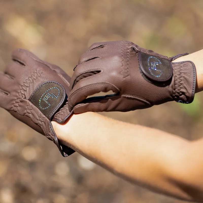 Roeckl Lisboa Adult Riding Gloves - Mocha-3