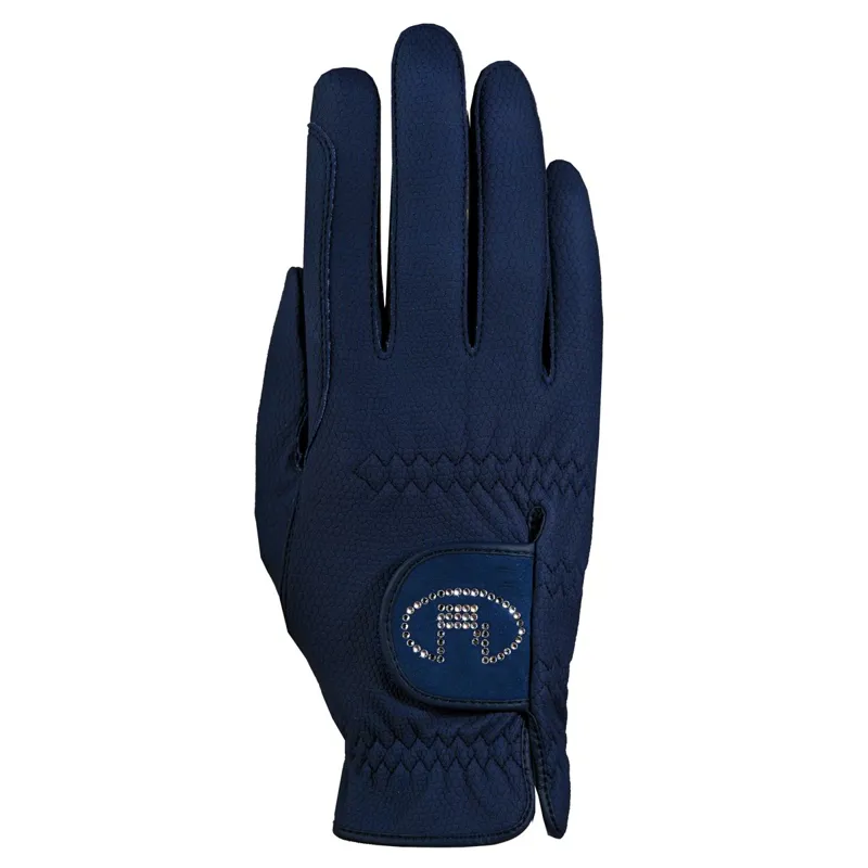 Roeckl Lisboa Adult Riding Gloves - Navy