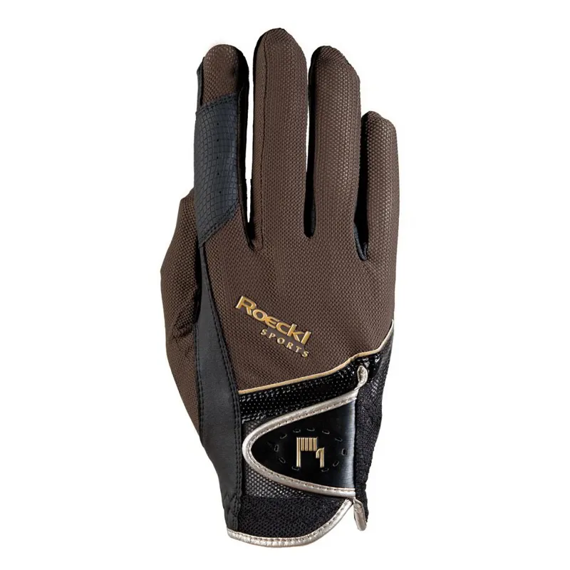Roeckl Madrid Adult Riding Gloves - Mocha