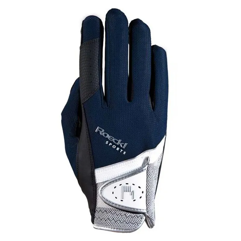 Roeckl Madrid Adult Riding Gloves - Navy