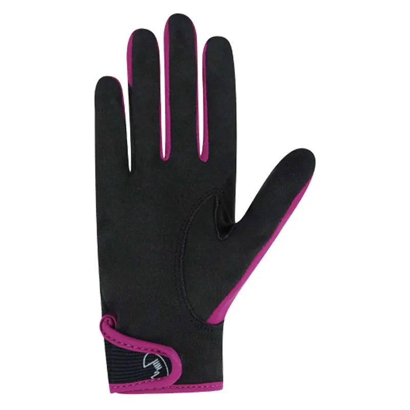 Roeckl Tryon Junior Riding Gloves-Berry-1