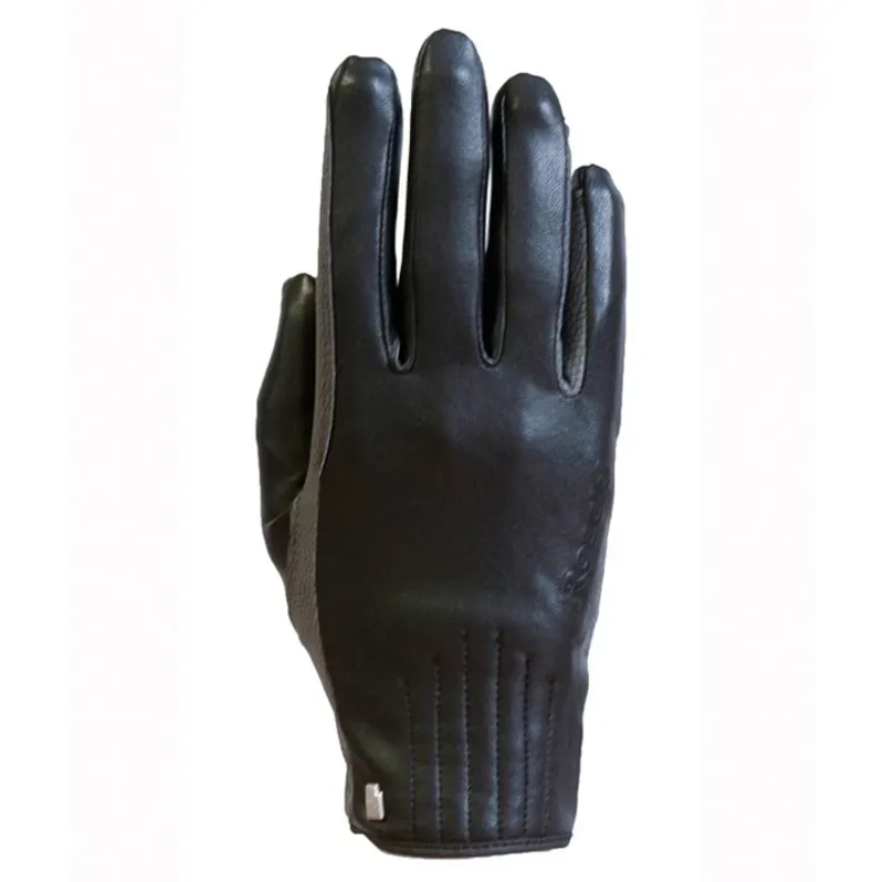 Roeckl Wels Riding Gloves - Black/Grey-1