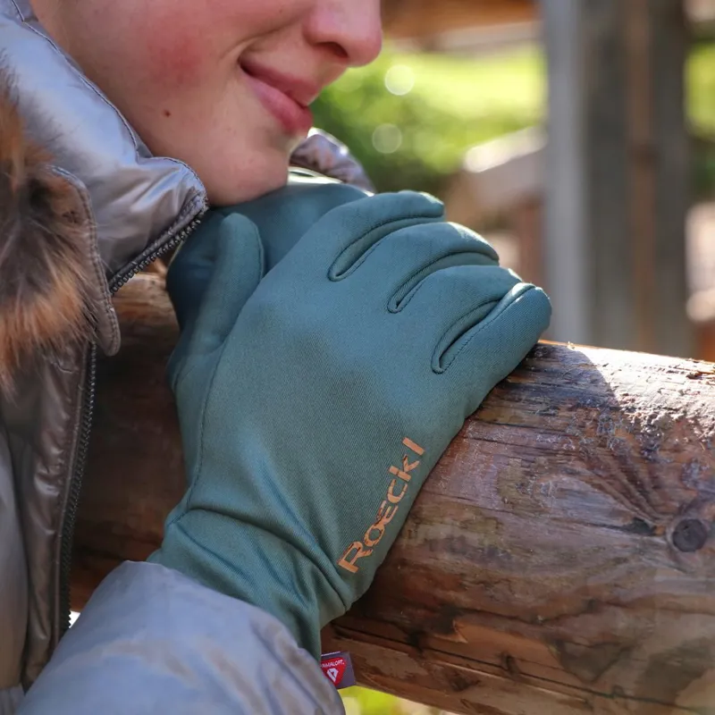 Roeckl Wesley Winter Riding Gloves - Laurel Leaf-2