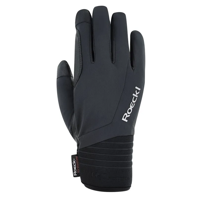Roeckl Winsford Waterproof Winter Riding Gloves - Dress Black