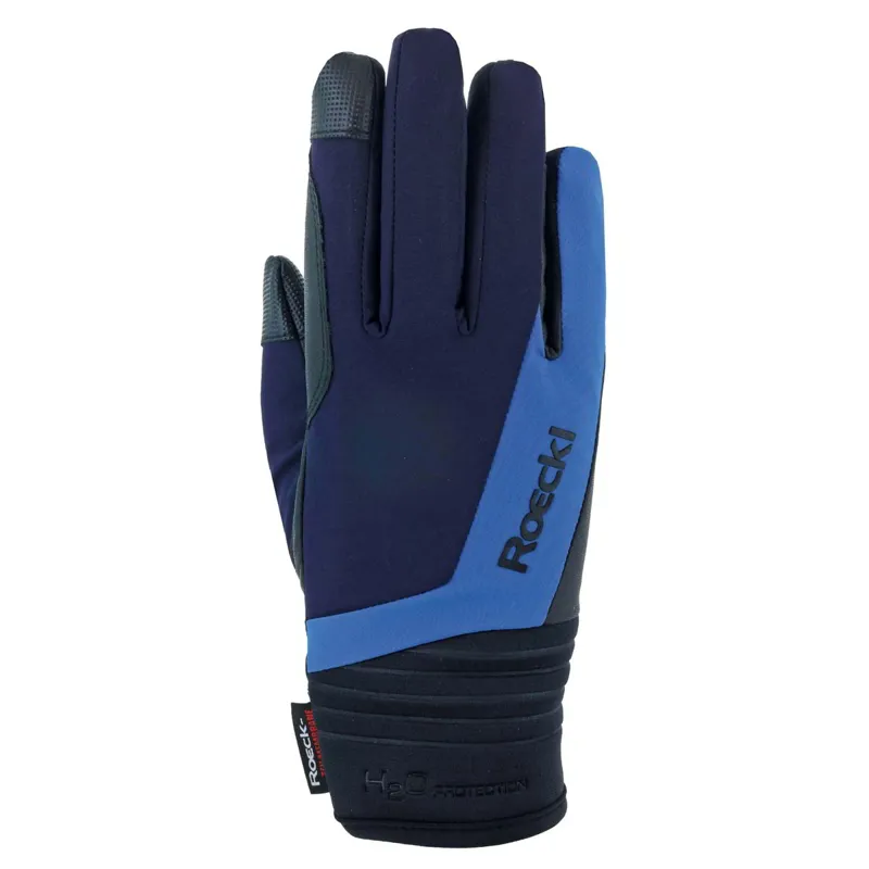 Roeckl Winsford Waterproof Winter Riding Gloves - Midnight Blue
