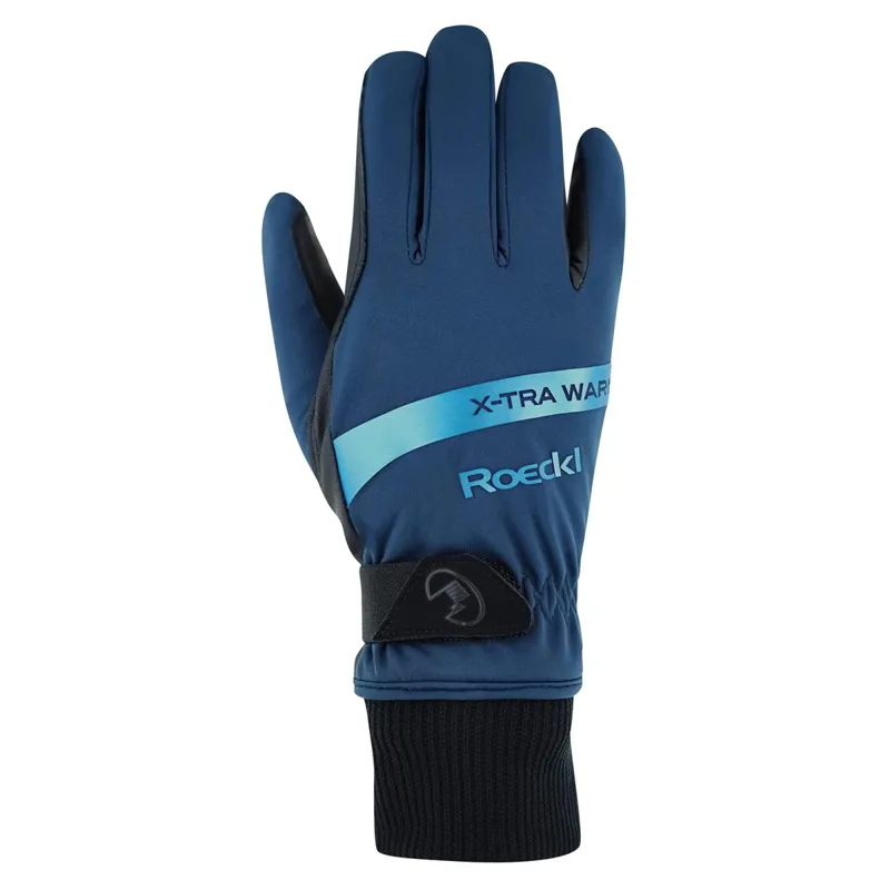 Roeckl Wynne Winter Adult Riding Gloves - Dress Blue