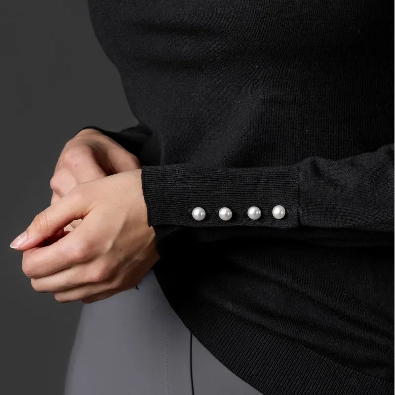 Catago Bash Women's Turtleneck Pullover - Black-5