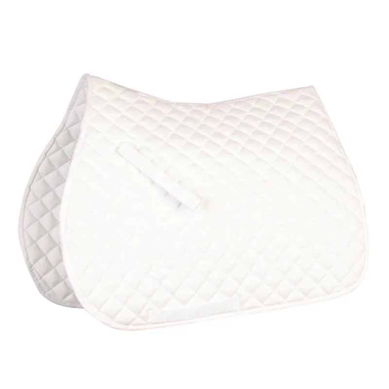 Roma Grand Prix All Purpose Saddle Pad - White-1