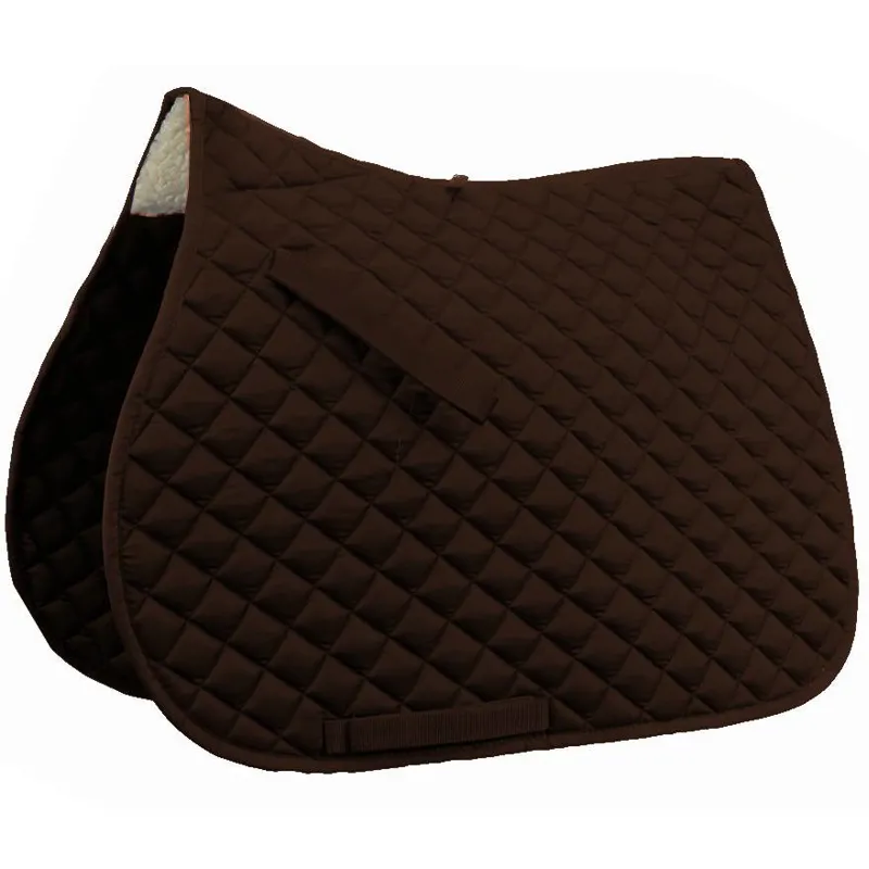 Roma Grand Prix All Purpose Saddle Pad - Brown-1