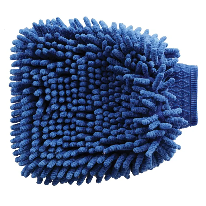 Roma Microfiber Wash Mitt - Blue-1