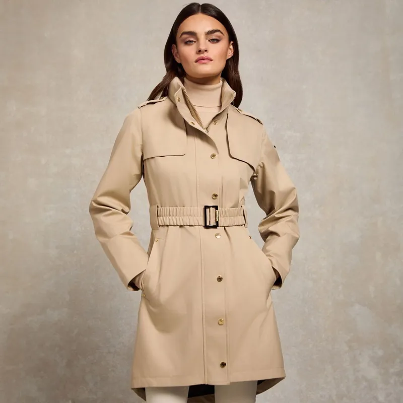 Holland Cooper Rosedale Women's Waterproof Parka Jacket - Stone