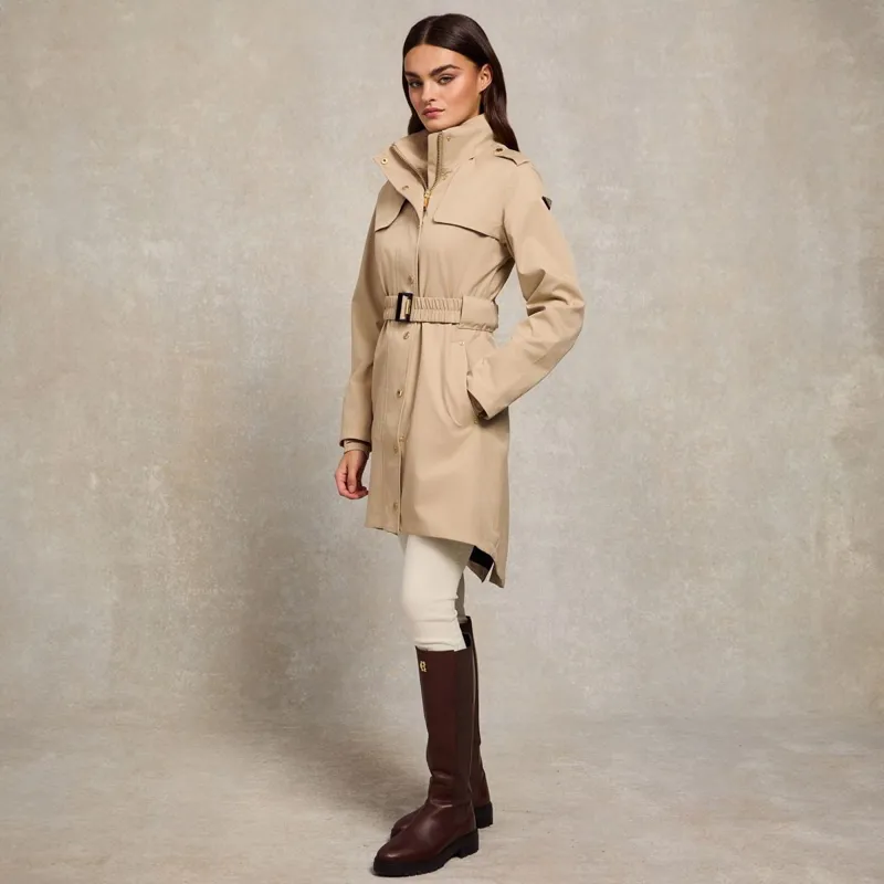 Holland Cooper Rosedale Women's Waterproof Parka Jacket - Stone-5