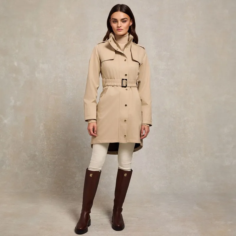 Holland Cooper Rosedale Women's Waterproof Parka Jacket - Stone-6