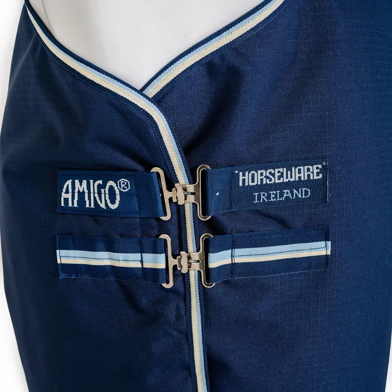 Amigo Ripstop 900D Fleece Lined 50g Turnout Blanket - Witney Navy-6